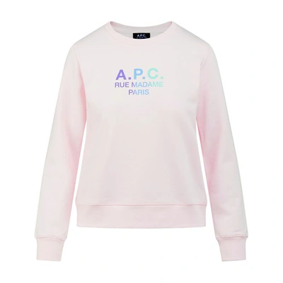 Shop Apc Mathilda Sweatshirt In Pink