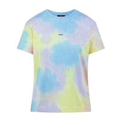 Shop Apc Janice Short-sleeves T-shirt In Multicolor