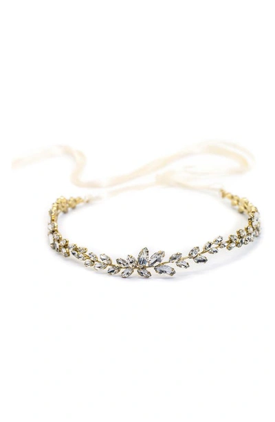 Shop Brides And Hairpins Gigi Halo Band In Gold