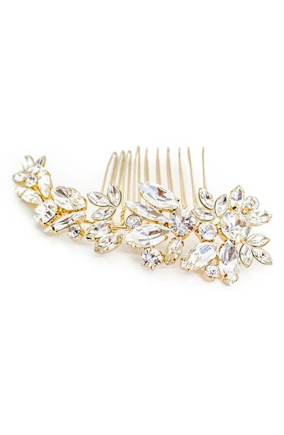 Shop Brides And Hairpins Cameo Comb In Gold