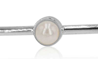 Brides And Hairpins Jayla Imitation Pearl Headband In Silver