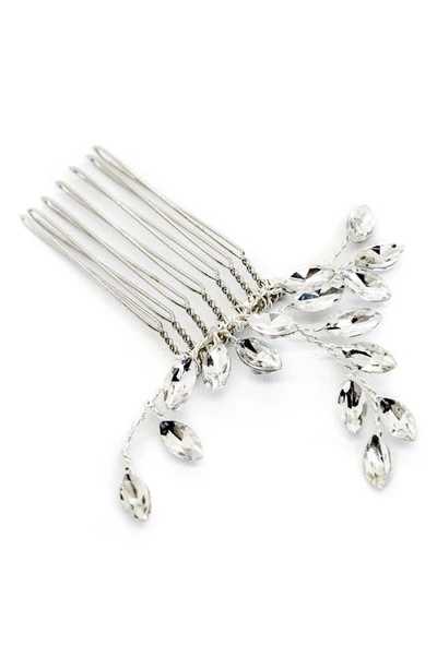 Shop Brides And Hairpins Nicoletta Crystal Comb In Silver