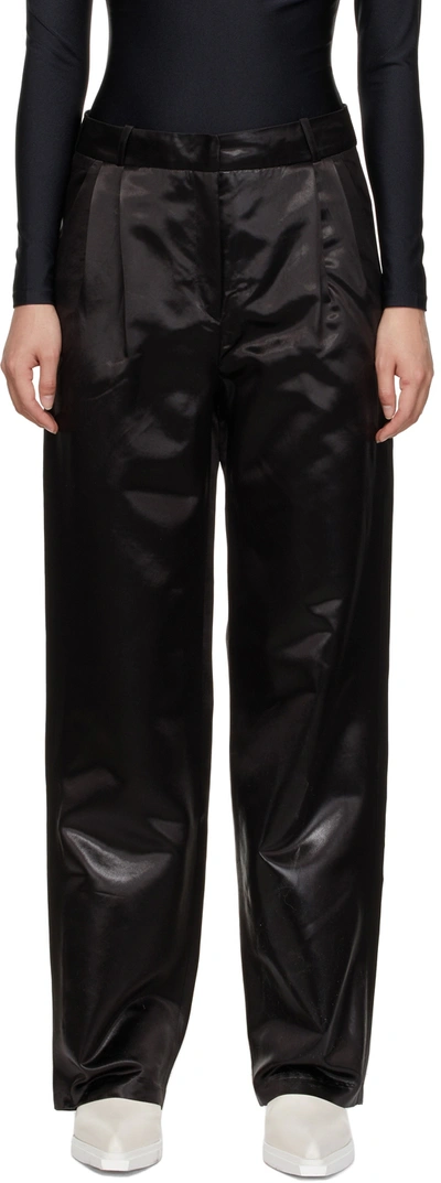 Coperni Black Loose Tailored Trousers In Black