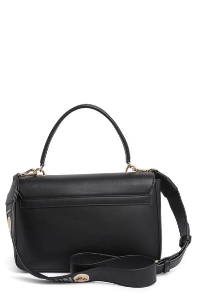 Shop Love Moschino Borsa Leather Nero Messenger Bag