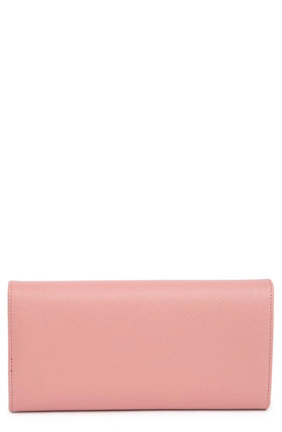 Shop Love Moschino Bustina Leather Wallet In Cipria