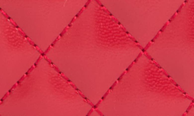 Shop Love Moschino Portafogli Quilted Nappa Wallet In Rosso