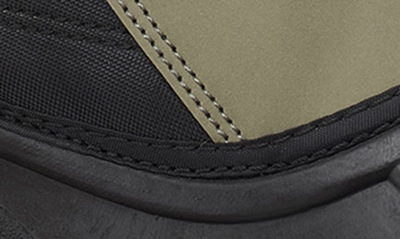 Akademiks Waterproof Duck Toe Snow Boot In Olive