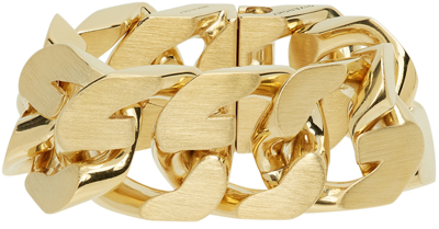 Shop Givenchy Gold Medium G Chain Bracelet In 710-golden Yellow