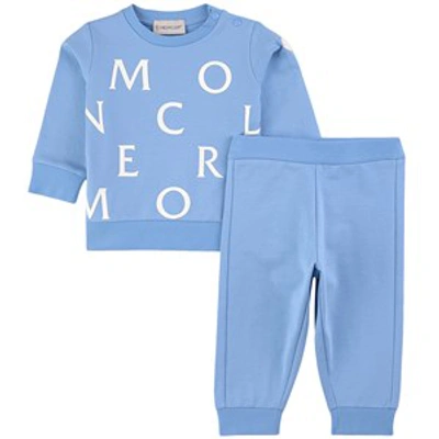 Shop Moncler Kids In Blue