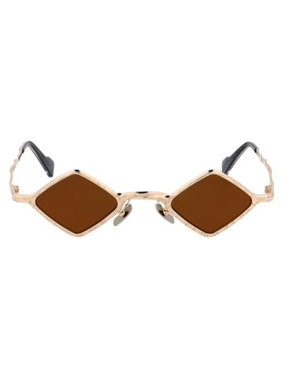 Shop Kuboraum Maske Z14 Sunglasses In Pg Bronzegold