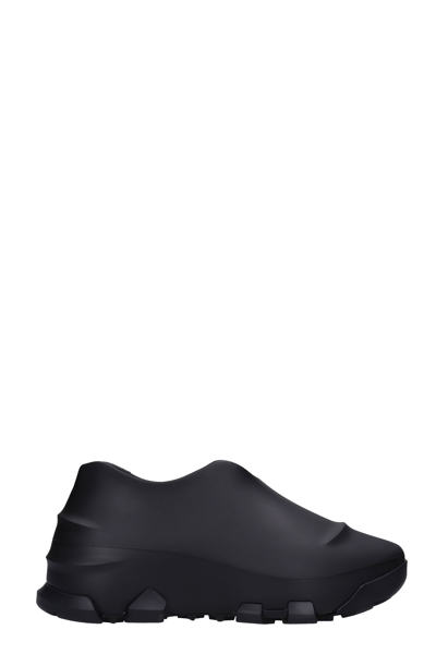 Shop Givenchy Monumental Mallow Sneakers In Black Rubber/plasic