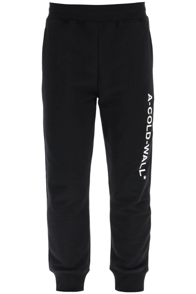 Shop A-cold-wall* Essential Logo Sweatpants In Black (black)