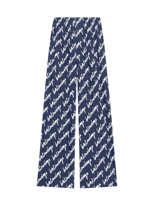 Balenciaga Pajama Pant in Navy