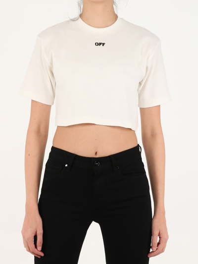 Shop Off-white Off Stamp White Top
