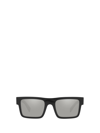 Shop Prada Pr 19ws Black Sunglasses