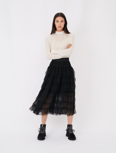 Shop Maje Size Woman-skirts & Shorts-us L / Fr 40 In Black
