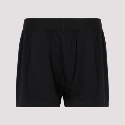Shop Fear Of God Cotton Shorts Pants In Black