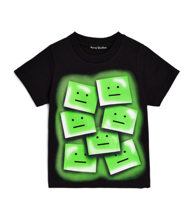 Shop Acne Studios Neon Shadow T-shirt (3-10 Years) In Green