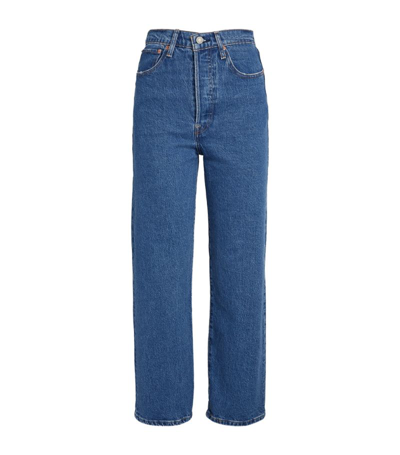Shop Levi's Ribcage Straight Jazz Pop Jeans In Blue