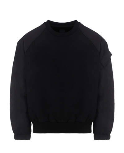 Shop Juunj Juun J Drop Shoulder Crewneck Sweatshirt In Black