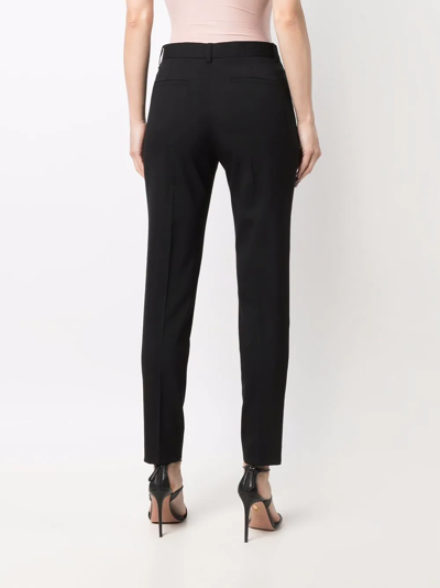 Shop Versace Medusa-fastened Tailored Trousers In Black