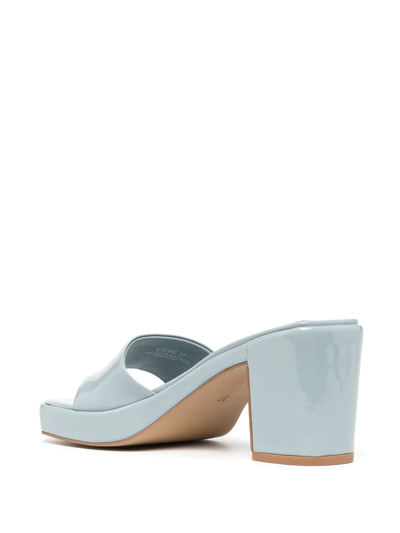 Shop Senso Stevie Patent Mules In Blue