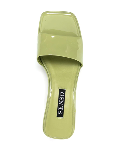 Senso Stevie Patent Mules In Green