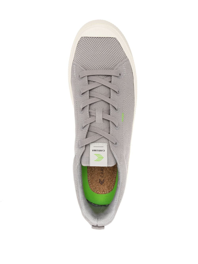 Shop Cariuma Ibi Low Knit Sneakers In Grey