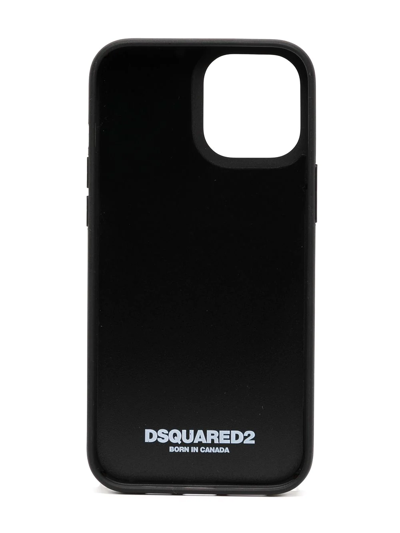 Shop Dsquared2 Logo-print Iphone 12 Pro Max In Black