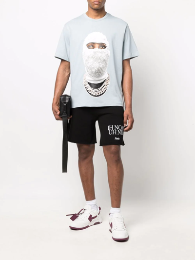 Ih Nom Uh Nit Logo Print Track Shorts In Black