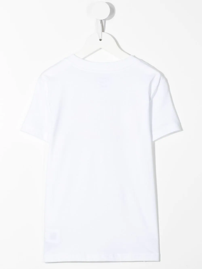 Shop Ralph Lauren Logo-print Cotton T-shirt In White