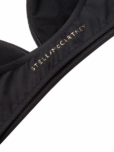Shop Stella Mccartney Sweetheart-neck Bikini Top In Black