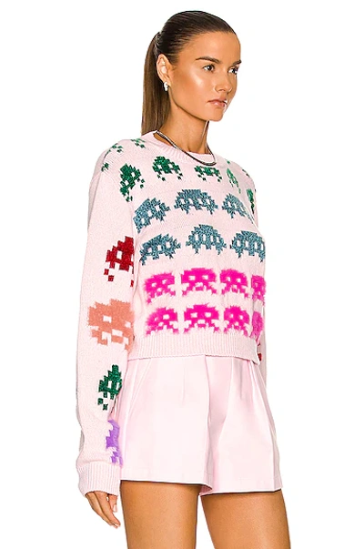 Shop Stella Mccartney Game On Cropped Sweater In Multicolor