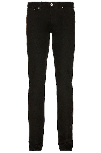 Shop Apc Petit Standard Straight Leg Jean In Black