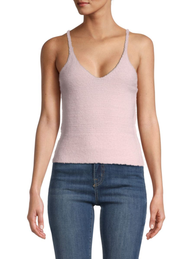 Shop Buffalo David Bitton Women's Louise Sweater Slip Top In Light Pink