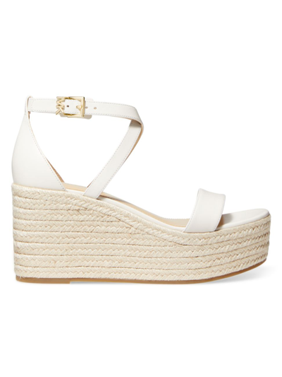 Michael Michael Kors Serena Espadrille Wedge Sandals In Light Cream ...