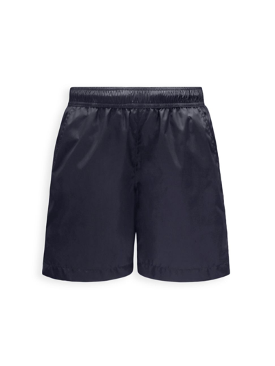 Shop Moncler Little Boy's & Boy's Swim Shorts In Black