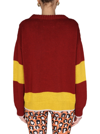 Shop La Doublej "boy" Sweater In Orange