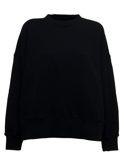 Shop Palm Angels Black Cotton Sweatshirt With Classic Logo Print
