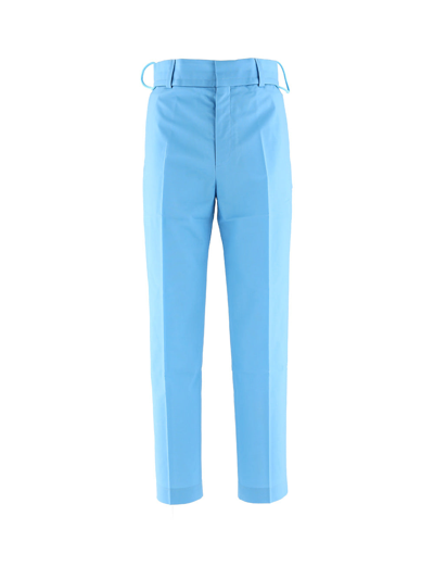 Shop Jacquemus Trousers In Blu