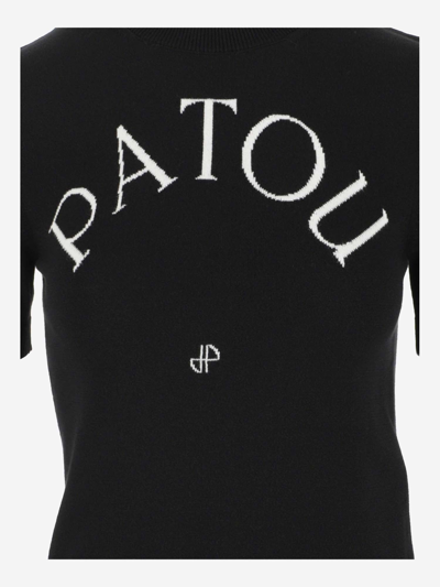 Shop Patou T-shirts And Polos In Nero