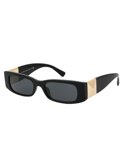 Shop Valentino Eyewear Sunglasses In Black