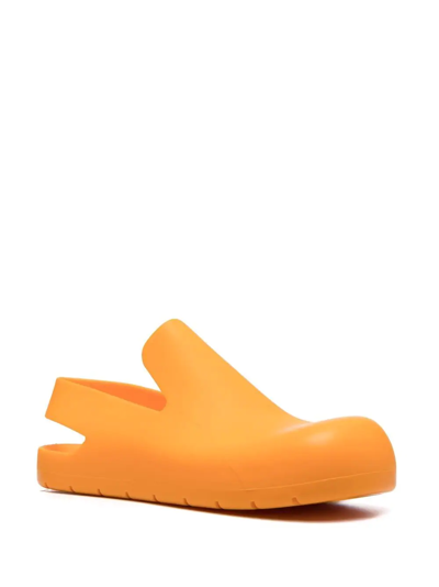 Shop Bottega Veneta Puddle Slingback Sandals In Orange