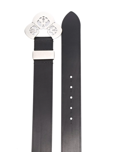 Shop Isabel Marant Adaria Leather Belt In Black