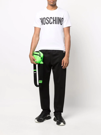 Moschino Crew Neck Short Sleeves T-shirts In White