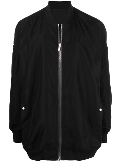 Shop Rick Owens Zip-fastening Bomber Jacket In Black