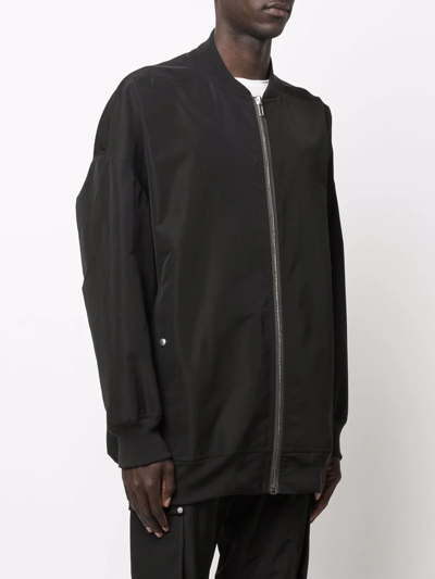 Shop Rick Owens Zip-fastening Bomber Jacket In Black