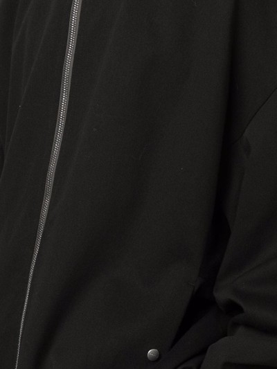 Shop Rick Owens Cotton Bomber Jacket In Black