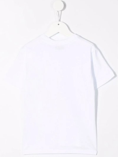 Shop Neil Barrett Graphic-print Short-sleeve T-shirt In White