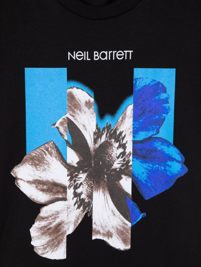 Shop Neil Barrett Graphic-print Short-sleeve T-shirt In Black